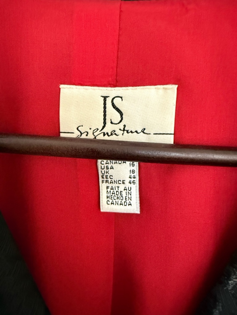 Elegant Black Jacquard Coat | Size 16 | Red‎ Lined Glam Evening Statement Jacket - Picture 3 of 15